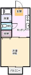 ハイツKAZ間取図