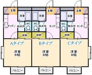 やまだいハイツ間取図